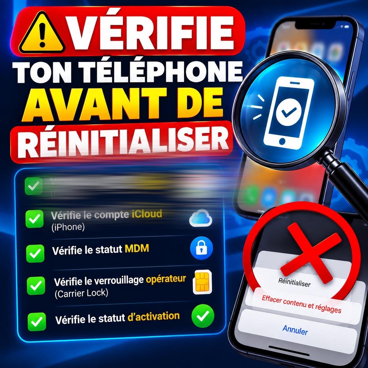 APPLE ALL IN ONE INFO CHECK PART NUMBER & ORIGINAL CARRIER & FMI STATUS LOST/CLEAN & MDM STATUS - IMEI/SN